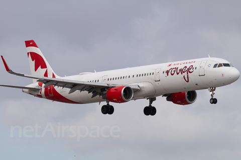 Air Canada Rouge Airbus A321-211 (C-GJTX) at  Ft. Lauderdale - International, United States