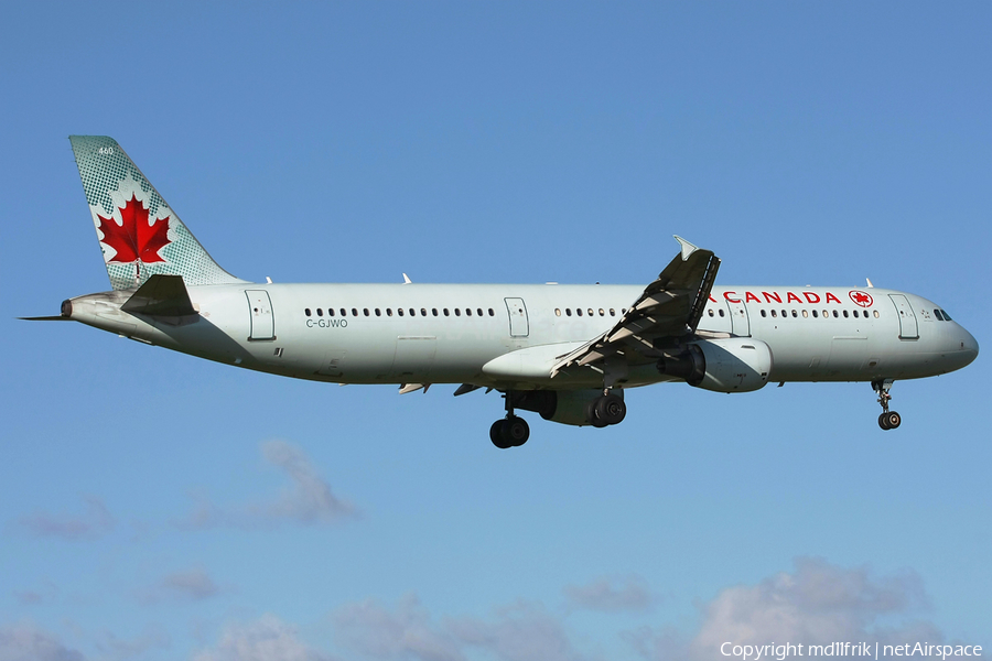 Air Canada Airbus A321-211 (C-GJWO) | Photo 373077