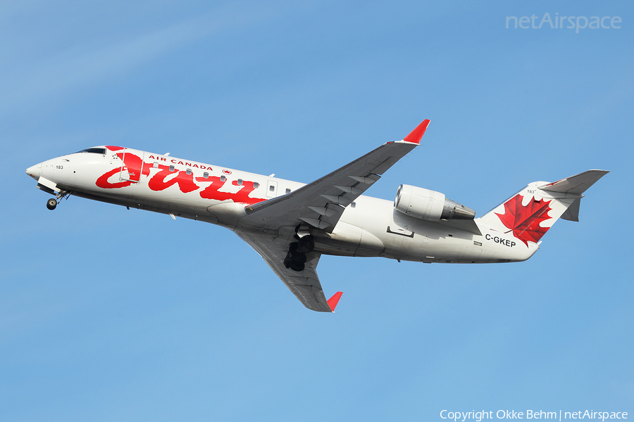 Air Canada Jazz Bombardier CRJ-200LR (C-GKEP) | Photo 42206