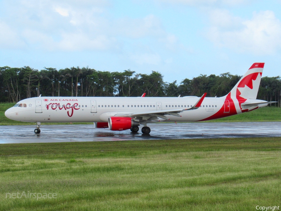 Air Canada Rouge Airbus A321-211 (C-GKFB) | Photo 367353