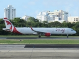 Air Canada Rouge Airbus A321-211 (C-GKFB) at  San Juan - Luis Munoz Marin International, Puerto Rico