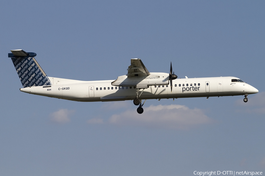 Porter Airlines Bombardier DHC-8-402Q (C-GKQD) | Photo 440674