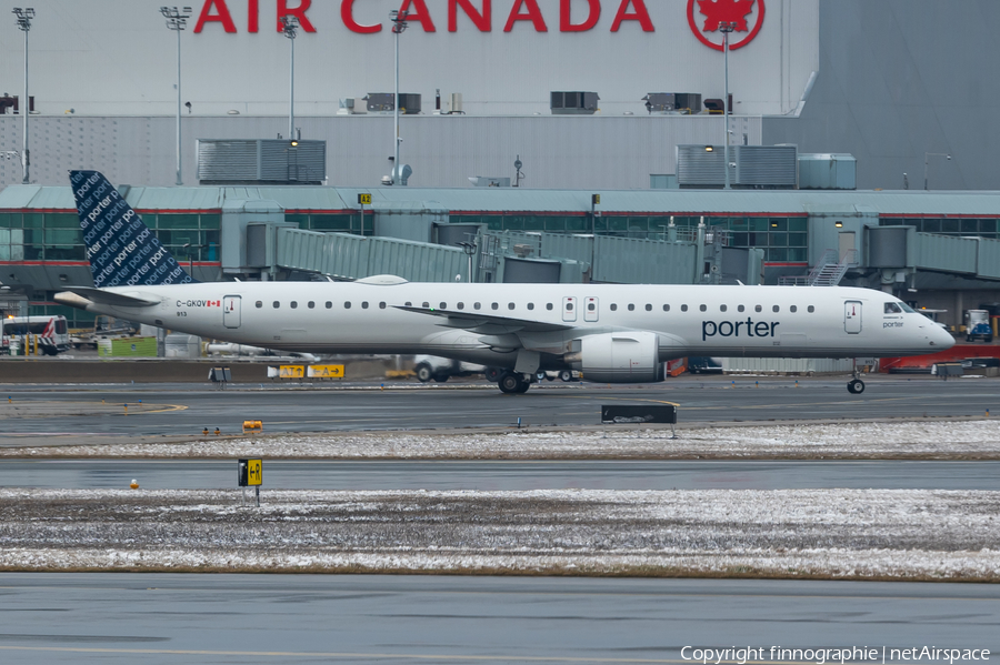 Porter Airlines Embraer ERJ-195E2 (ERJ-190-400STD) (C-GKQV) | Photo 616718