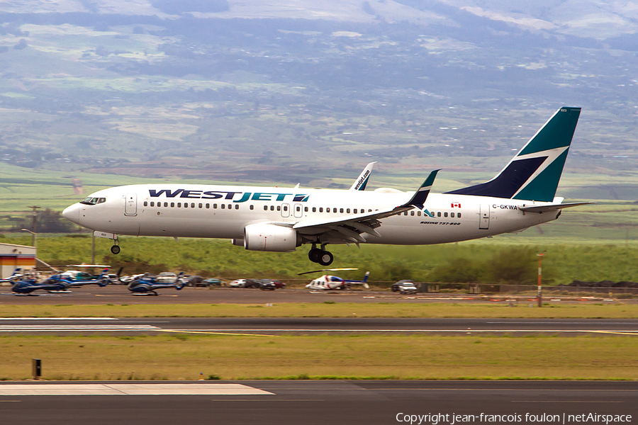 WestJet Boeing 737-8CT (C-GKWA) | Photo 103310