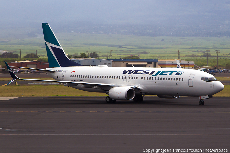 WestJet Boeing 737-8CT (C-GKWA) | Photo 103312