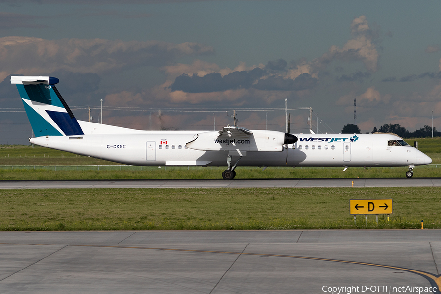 WestJet Encore Bombardier DHC-8-402Q (C-GKWE) | Photo 174128
