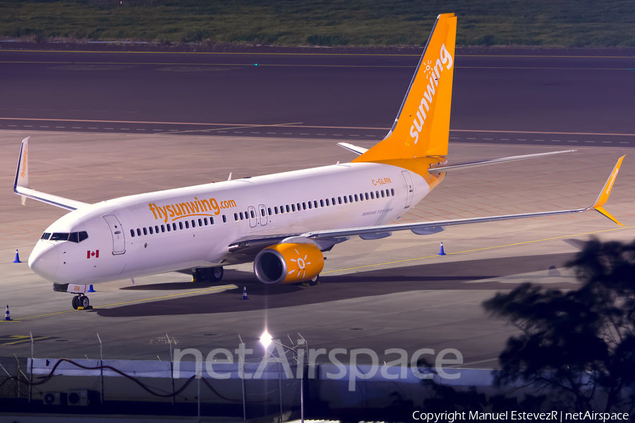 Sunwing Airlines Boeing 737-8SH (C-GLRN) | Photo 288650