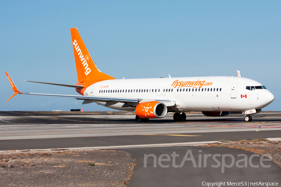 Sunwing Airlines Boeing 737-8SH (C-GLRN) | Photo 345259