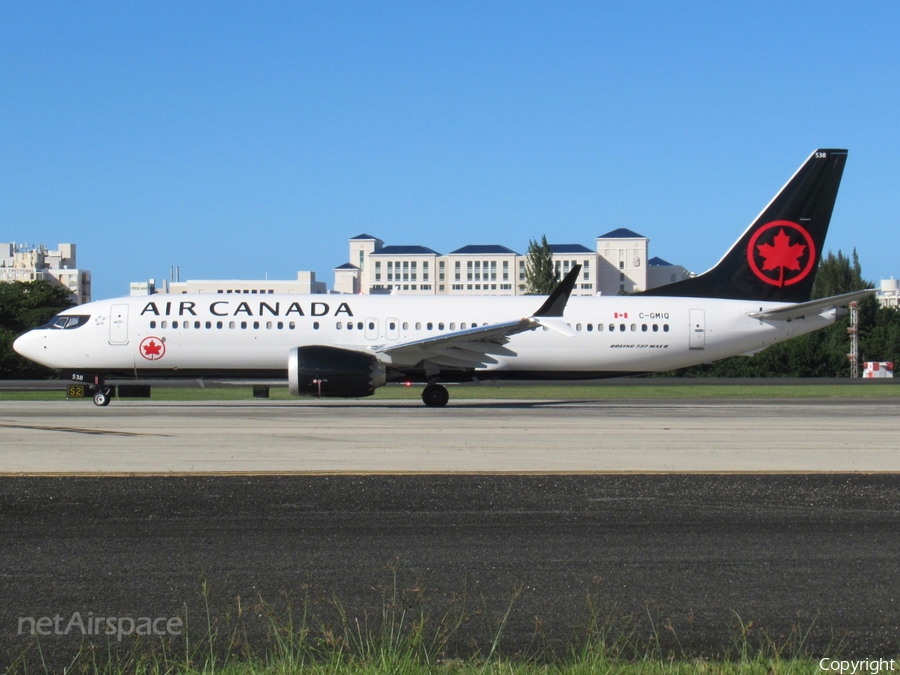 Air Canada Boeing 737-8 MAX (C-GMIQ) | Photo 489704