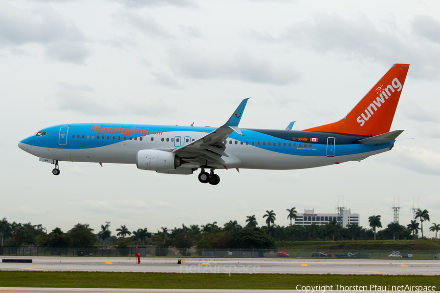 Sunwing Airlines Boeing 737-8K5 (C-GMWN) | Photo 102397