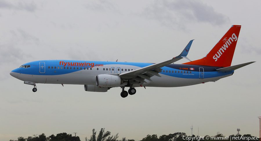 Sunwing Airlines Boeing 737-8K5 (C-GMWN) | Photo 96118