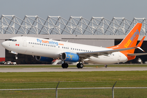 Sunwing Airlines Boeing 737-81D (C-GNCH) at  Montreal - Pierre Elliott Trudeau International (Dorval), Canada