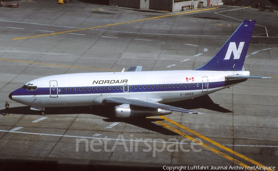 Nordair Canada Boeing 737-2Q8(Adv) (C-GNDS) | Photo 401424