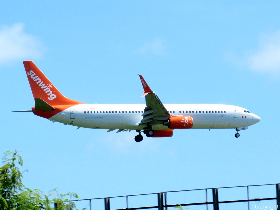 Sunwing Airlines Boeing 737-86J (C-GOWG) | Photo 245804