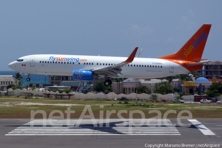 Sunwing Airlines Boeing 737-86J (C-GOWG) | Photo 11070