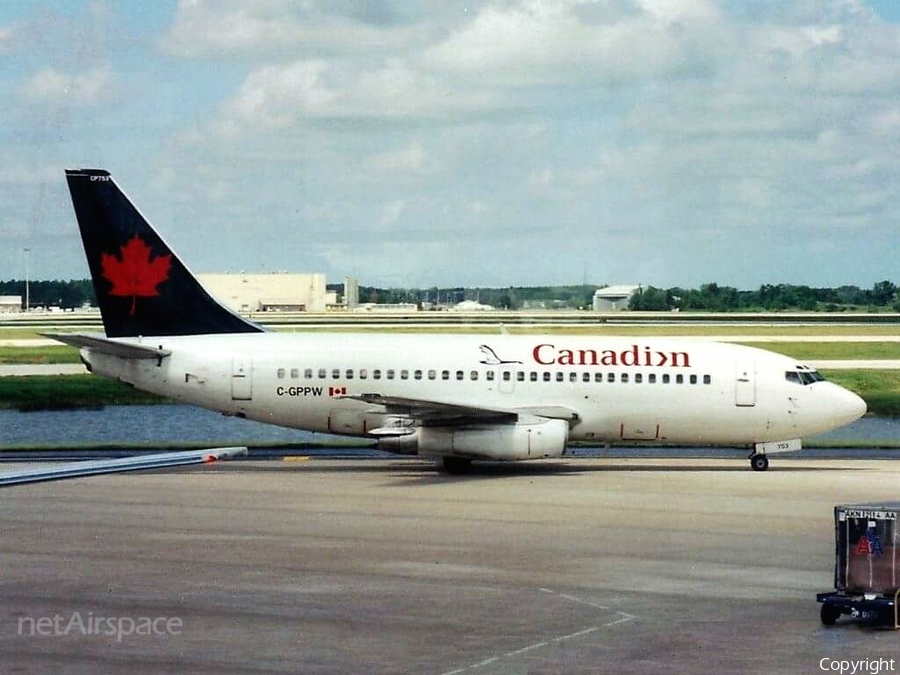 Canadian Airlines International Boeing 737-275 (C-GPPW) | Photo 71010