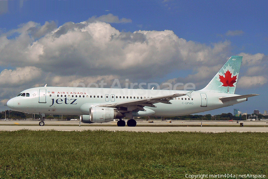 Air Canada Airbus A320-211 (C-GPWG) | Photo 14275