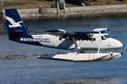 West Coast Air de Havilland Canada DHC-6-100 Twin Otter (C-GQKN) at  Vancouver - Harbour, Canada