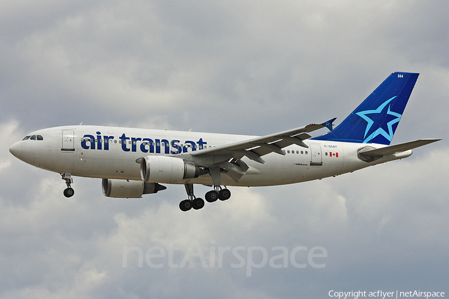Air Transat Airbus A310-308 (C-GSAT) | Photo 167324