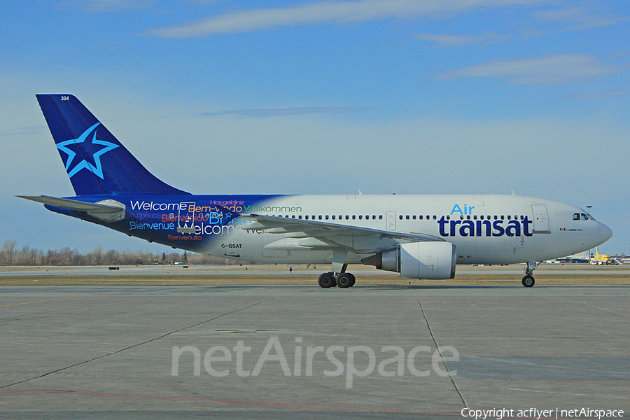 Air Transat Airbus A310-308 (C-GSAT) | Photo 154699