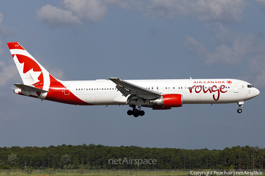 Air Canada Rouge Boeing 767-375(ER) (C-GSCA) | Photo 331742