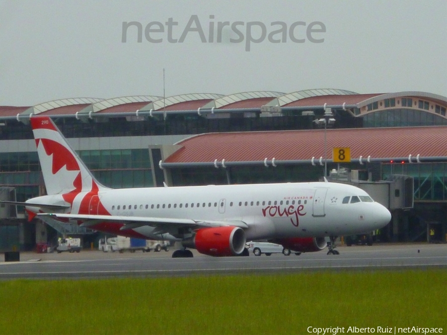 Air Canada Rouge Airbus A319-112 (C-GSJB) | Photo 209483