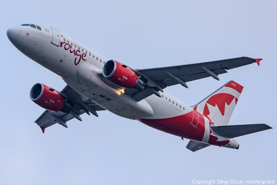 Air Canada Rouge Airbus A319-112 (C-GSJB) | Photo 283465
