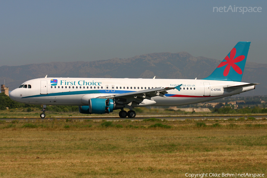 First Choice Airways Airbus A320-214 (C-GTDG) | Photo 39098
