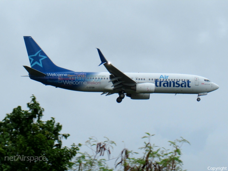 Air Transat Boeing 737-8Q8 (C-GTQB) | Photo 212715