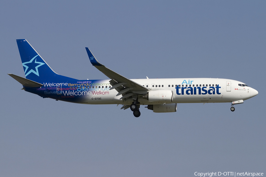 Air Transat Boeing 737-8Q8 (C-GTQC) | Photo 441773