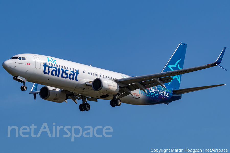 Air Transat Boeing 737-8Q8 (C-GTQF) | Photo 349853