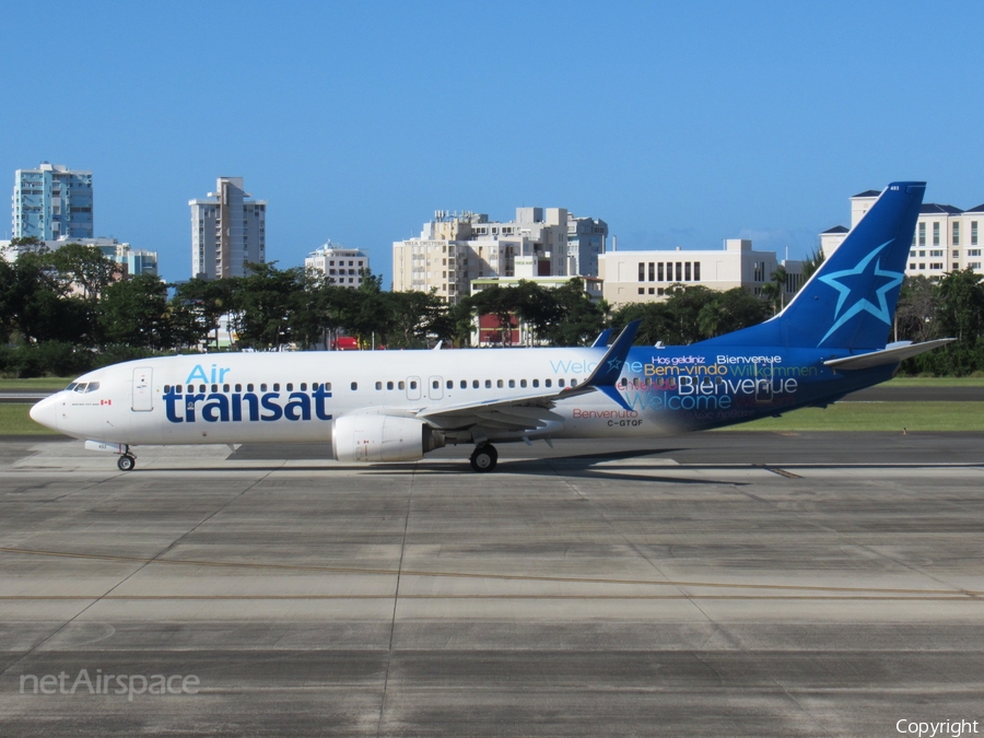 Air Transat Boeing 737-8Q8 (C-GTQF) | Photo 286783