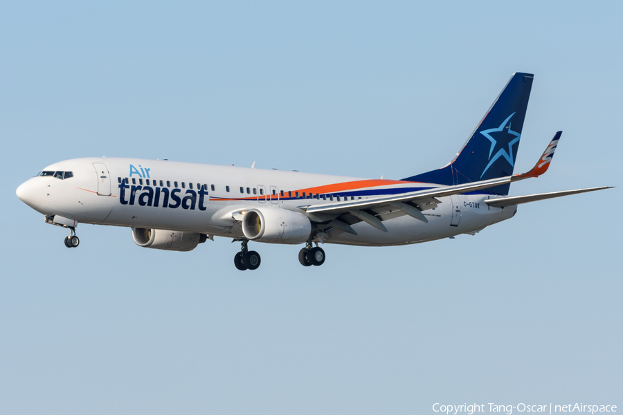 Air Transat Boeing 737-8FH (C-GTQX) | Photo 283466