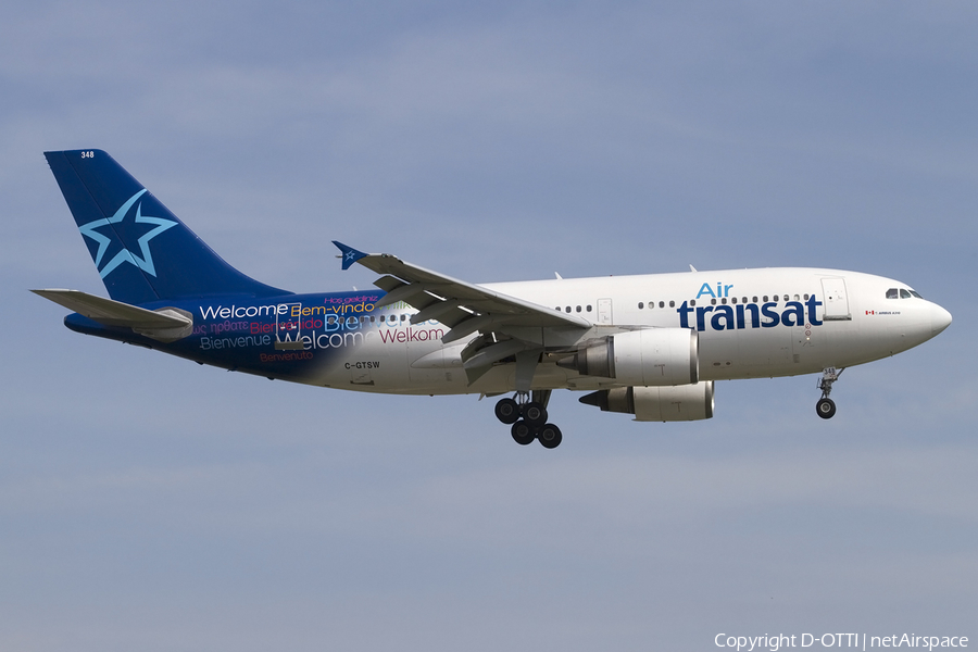Air Transat Airbus A310-304 (C-GTSW) | Photo 441299