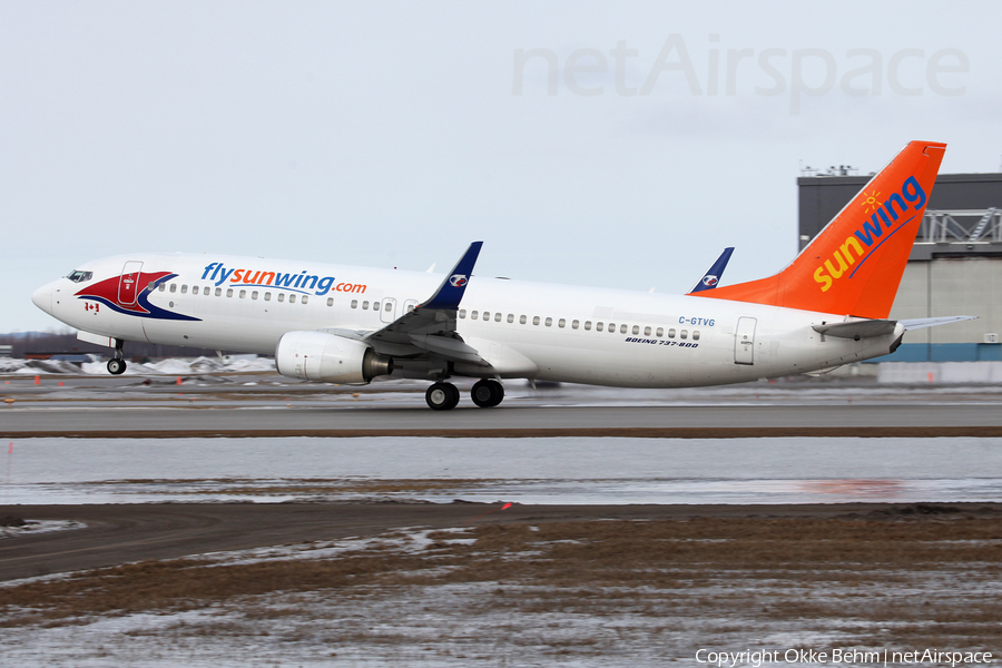 Sunwing Airlines Boeing 737-8Q8 (C-GTVG) | Photo 286038