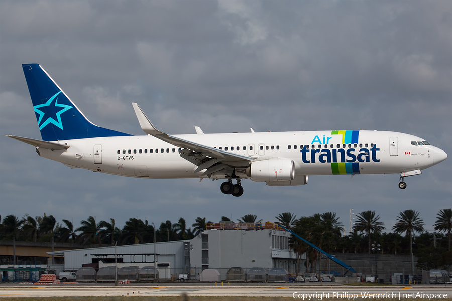 Air Transat (Transavia France) Boeing 737-86J (C-GTVS) | Photo 241382