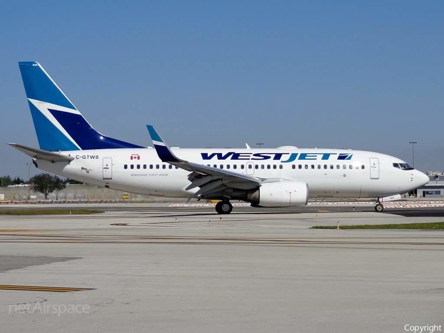 WestJet Boeing 737-76N (C-GTWS) | Photo 150263