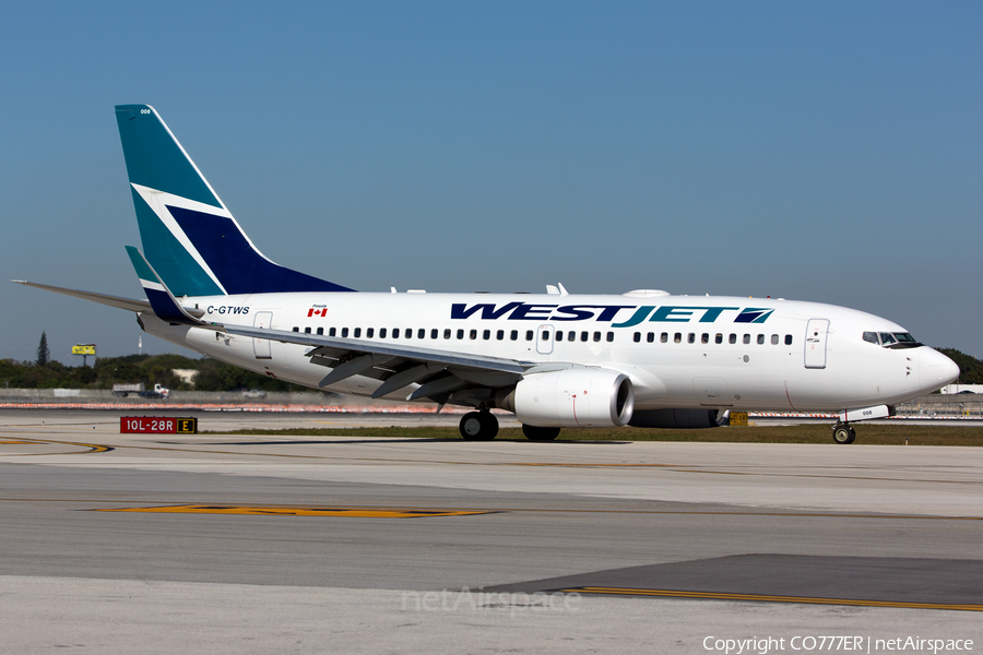 WestJet Boeing 737-76N (C-GTWS) | Photo 37693