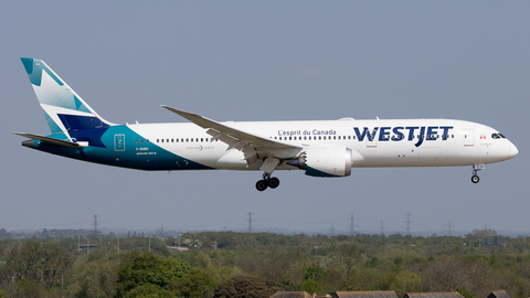 WestJet Boeing 787-9 Dreamliner (C-GUDH) at  London - Heathrow, United Kingdom