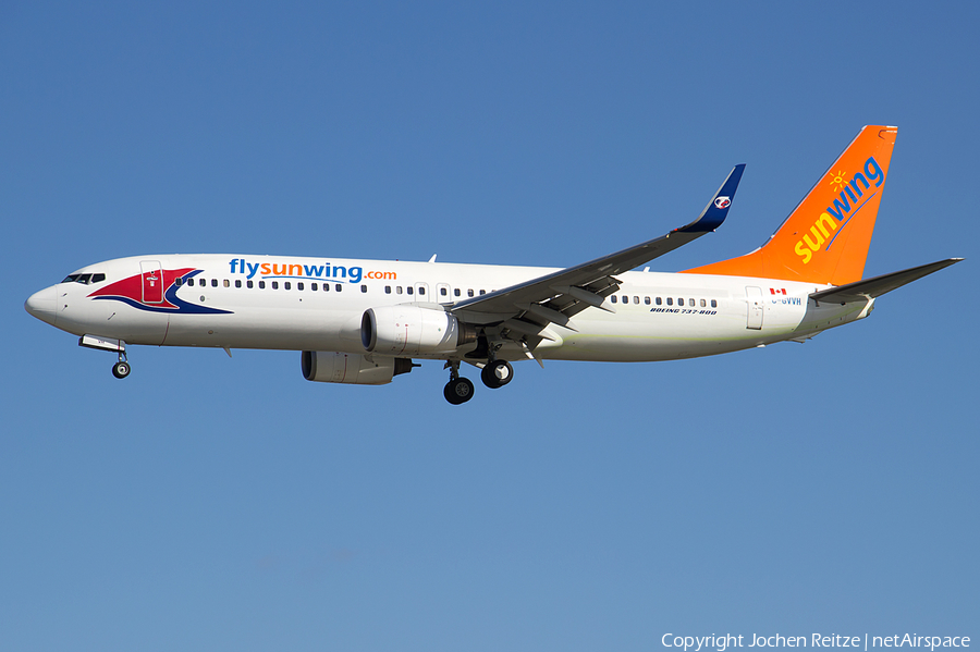 Sunwing Airlines Boeing 737-8Q8 (C-GVVH) | Photo 38340