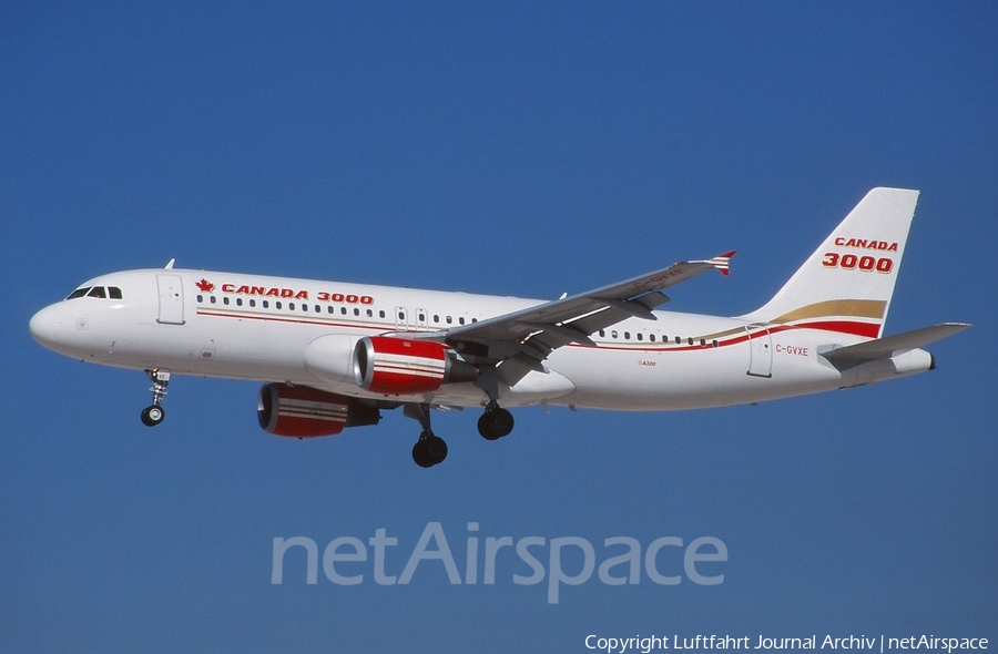 Canada 3000 Airbus A320-212 (C-GVXE) | Photo 397092