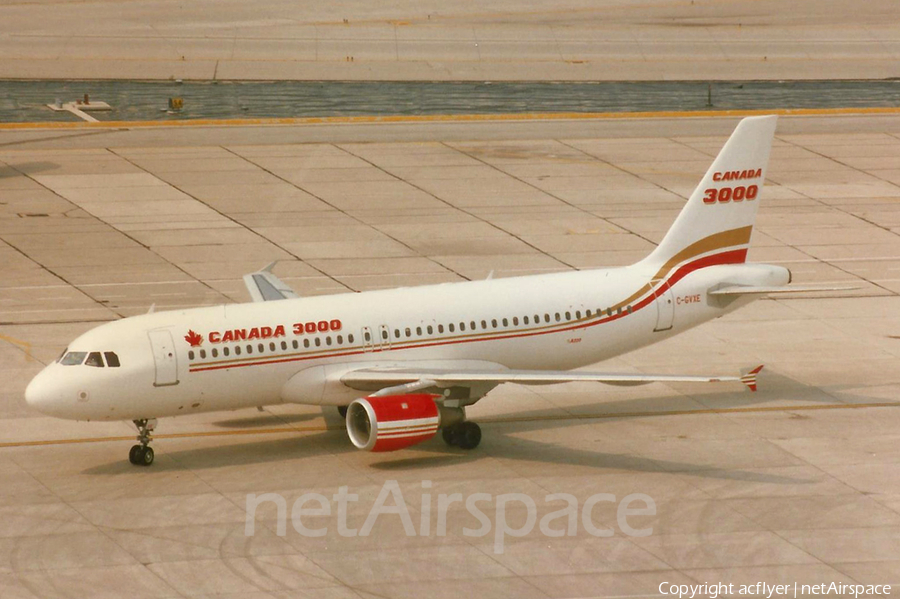 Canada 3000 Airbus A320-212 (C-GVXE) | Photo 459835