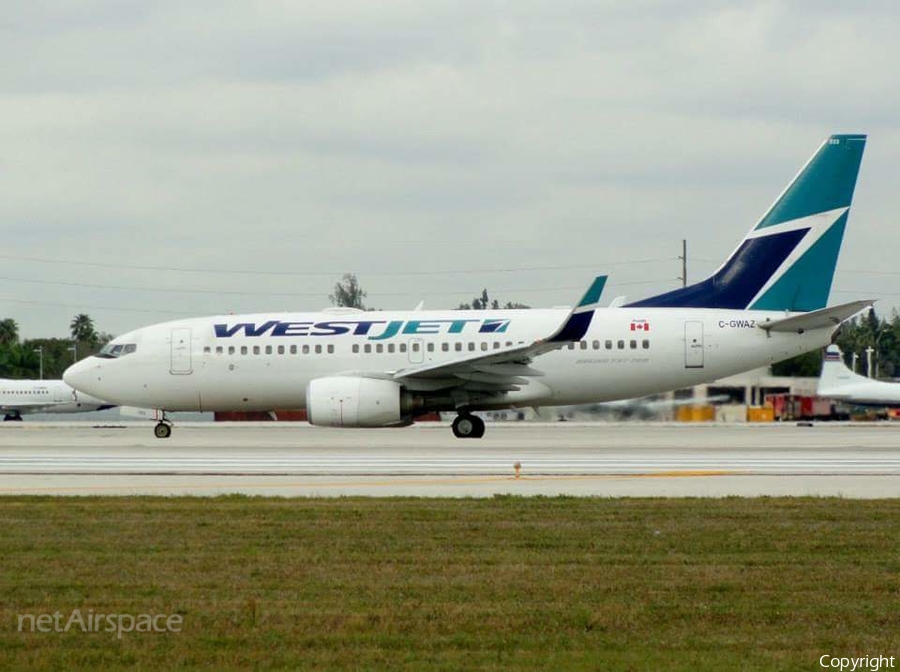 WestJet Boeing 737-7CT (C-GWAZ) | Photo 76190