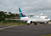 WestJet Boeing 737-7CT (C-GWAZ) at  Philipsburg - Princess Juliana International, Netherland Antilles