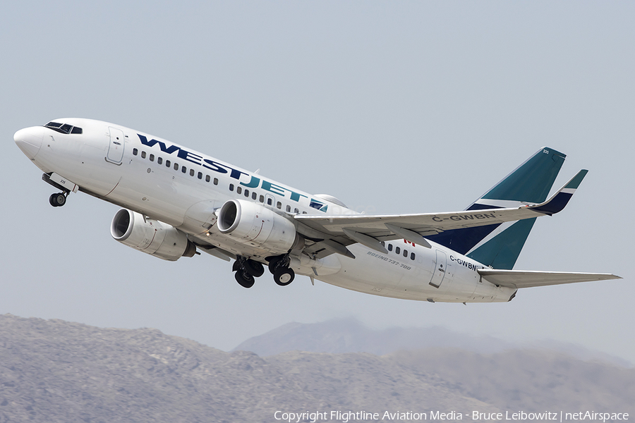 WestJet Boeing 737-7CT (C-GWBN) | Photo 537604