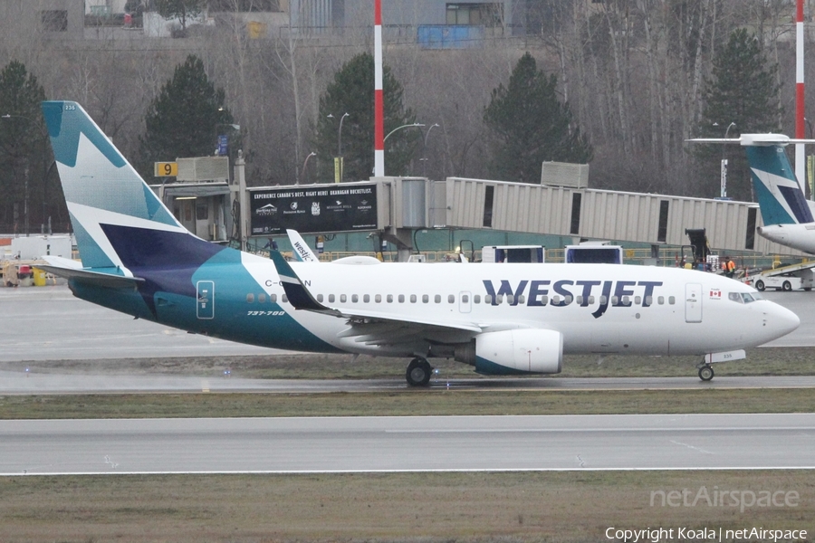 WestJet Boeing 737-7CT (C-GWBN) | Photo 606277