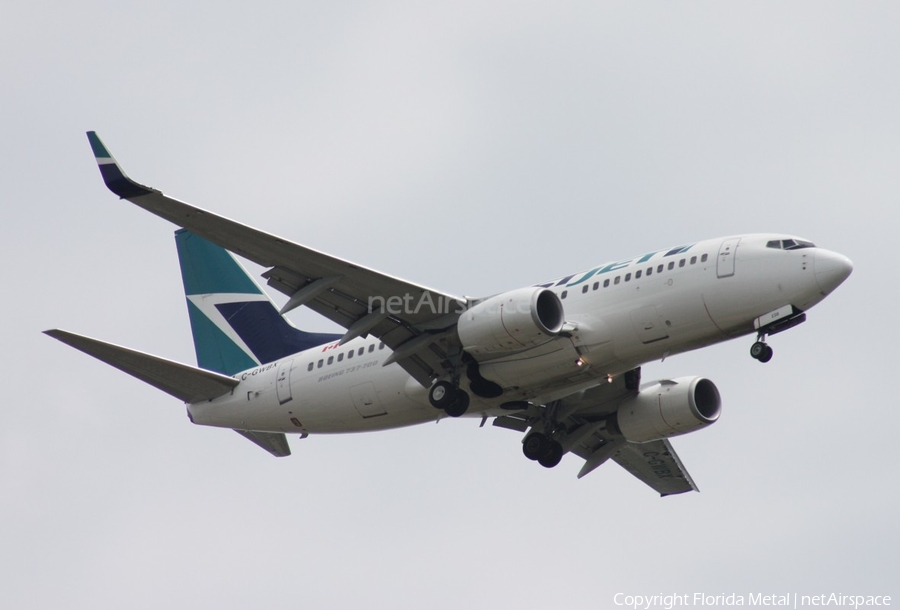 WestJet Boeing 737-7CT (C-GWBX) | Photo 569318