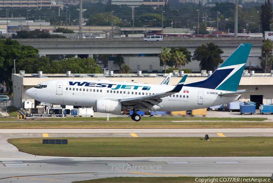 WestJet Boeing 737-7CT (C-GWCM) | Photo 13831