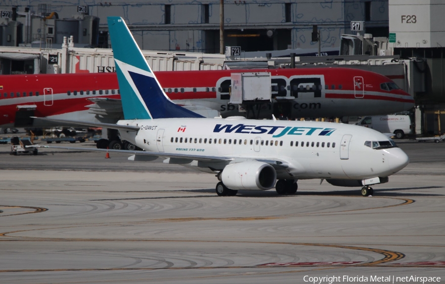 WestJet Boeing 737-6CT (C-GWCT) | Photo 569326