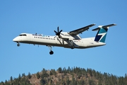 WestJet Encore Bombardier DHC-8-402Q (C-GWEG) at  Kelowna - International, Canada
